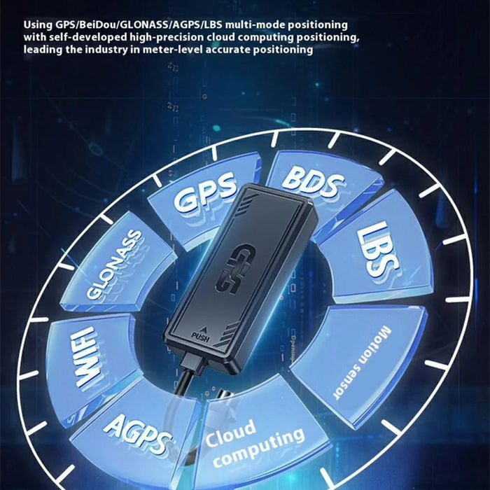 PG07 4G Tracker for Vehicle Motorcycle Car Locator No Charging Required, 2-Wire / without Relay - 5