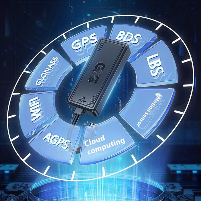 PG07 4G Tracker for Vehicle Motorcycle Car Locator No Charging Required, 4-Wire  /  without Relay - 4