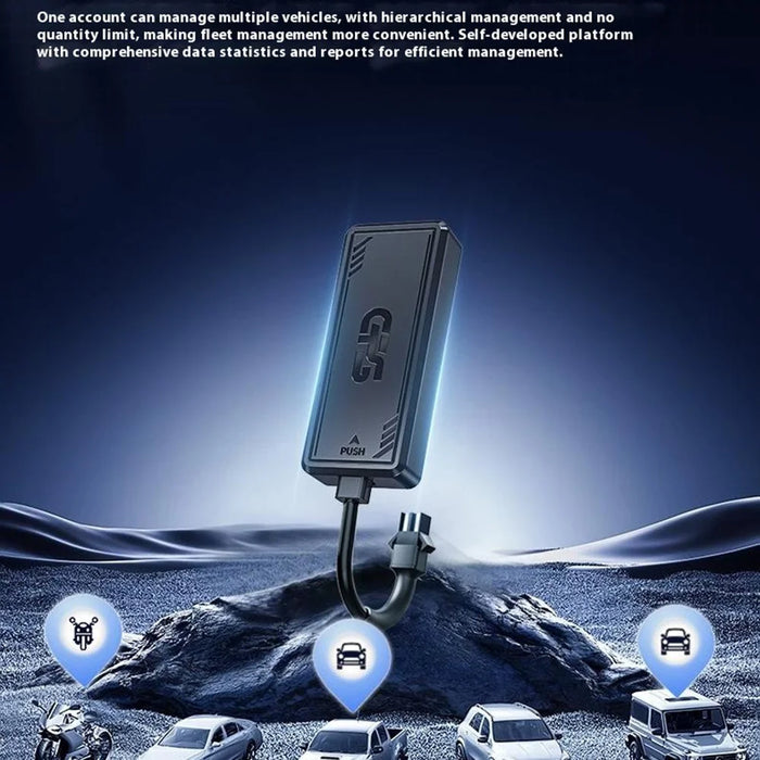 PG07 4G Tracker for Vehicle Motorcycle Car Locator No Charging Required, 4-Wire  /  without Relay - 7