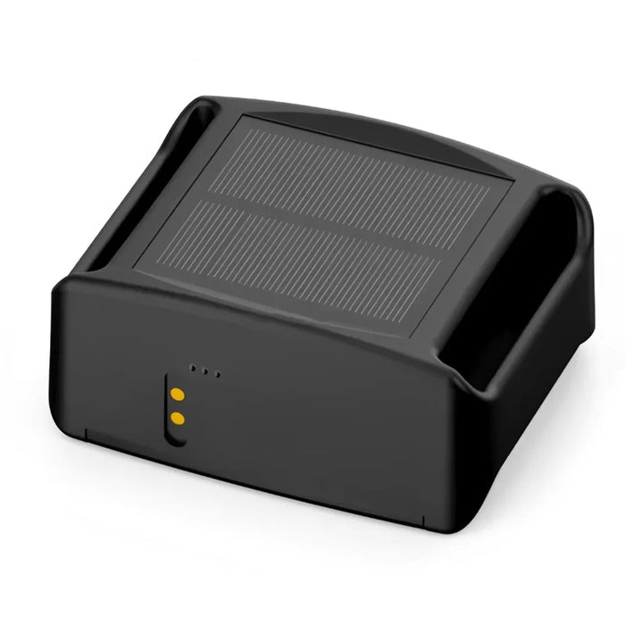 4G Real Time GPS Tracker Solar Powered Cattle Sheep Anti-theft Locator - Black - 4