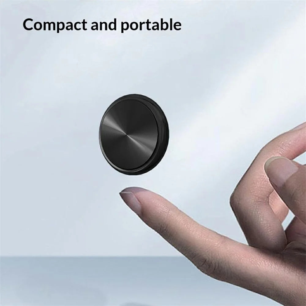 F5 Circular Design Mini Pet GPS Tracker Anti-Lost Device Global Positioning Locator for iOS / Android - Black - 4