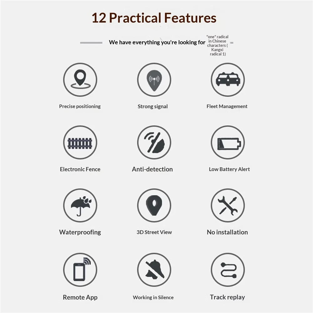 TKSTAR TK918 GPS Tracker Strong Magnet Vehicle Real-time Positioning Fleet Management Long Standby Alarm - Black - 4
