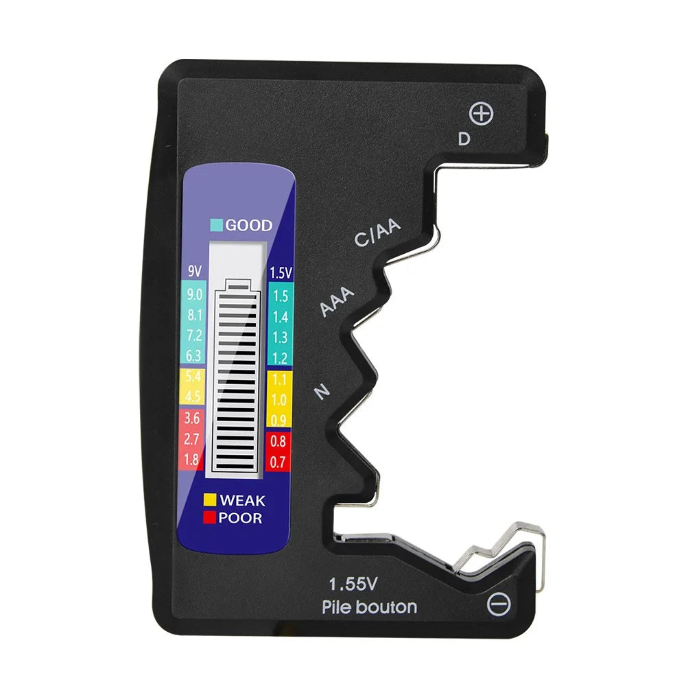 ANENG Universal Battery Detector Tester Checker for C/AA/AAA/D/N/9V/6F22/1.55V Button Battery - 1