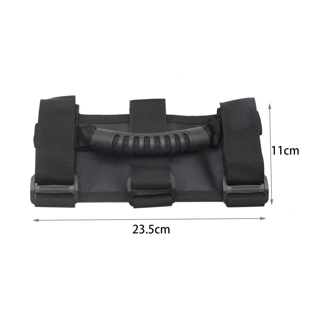 3 Straps Design Oxford Cloth Interior Grab Handle for Jeep Wrangler TJ/YJ/JK - 4