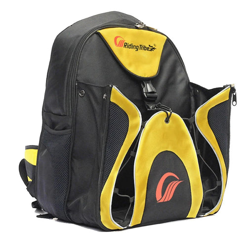 RIDING TRIBE G-XZ-012 Motorcycle Helmet Bag Waterproof Backpack Travel Motorbike Expandable Storage Bag - 1