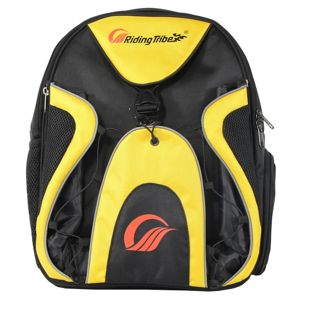 RIDING TRIBE G-XZ-012 Motorcycle Helmet Bag Waterproof Backpack Travel Motorbike Expandable Storage Bag - 3