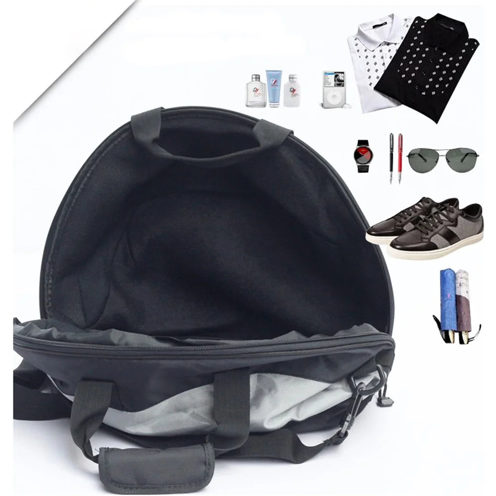 RIDING TRIBE G-XZ-009 Waterproof Motorcycle Helmet Bag Motocross Gear Large Capacity Tail Bag Travel Luggage - 5