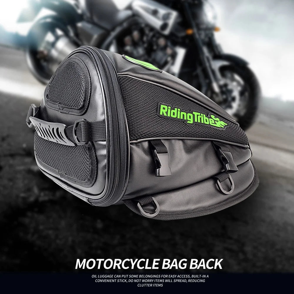 RIDING TRIBE G-XZ-017 Motorcycle Tank Bag Motorbike Tail Bag Waterproof Travel Backpack - 2