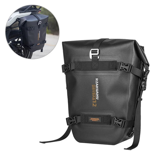 RZAHUAHU 16L Motorcycle Rear Bag Motor Side Tail Bag Waterproof Saddle Storage Bag Motorbike Touring Bag - 1