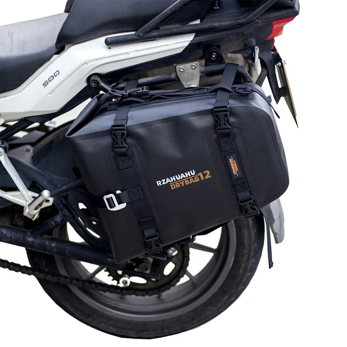 RZAHUAHU 16L Motorcycle Rear Bag Motor Side Tail Bag Waterproof Saddle Storage Bag Motorbike Touring Bag - 3