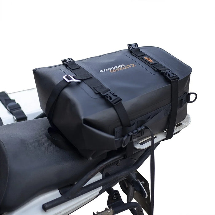 RZAHUAHU 16L Motorcycle Rear Bag Motor Side Tail Bag Waterproof Saddle Storage Bag Motorbike Touring Bag - 4