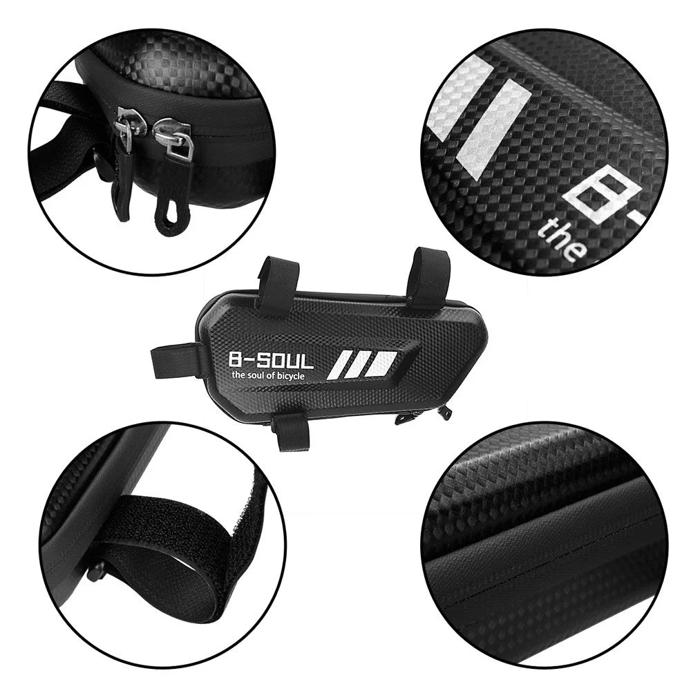 B-SOUL 2L for Motorcycle Electric Vehicle Waterproof Side Bag Repair Tools Storage Hard Shell Bag, Right Side - 5
