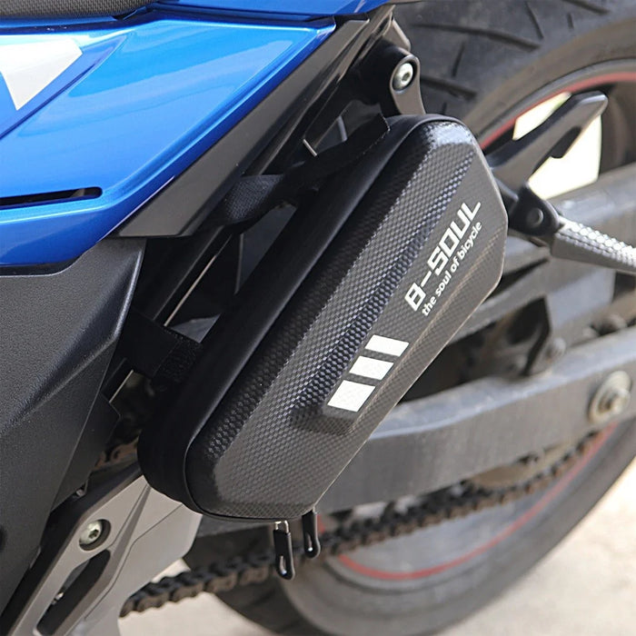 B-SOUL 2L Waterproof Motorcycle Side Bag Repair Tools Storage Hard Shell Bag, Left Side - 7
