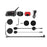 TELEHEER V6 Plus Motorcycle Helmet Bluetooth-compatible Walkie-Talkie with Headset Waterproof BT Wireless Walkie-Talkie Support 1500m Distance - 2