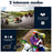 TELEHEER V6 Plus Motorcycle Helmet Bluetooth-compatible Walkie-Talkie with Headset Waterproof BT Wireless Walkie-Talkie Support 1500m Distance - 5