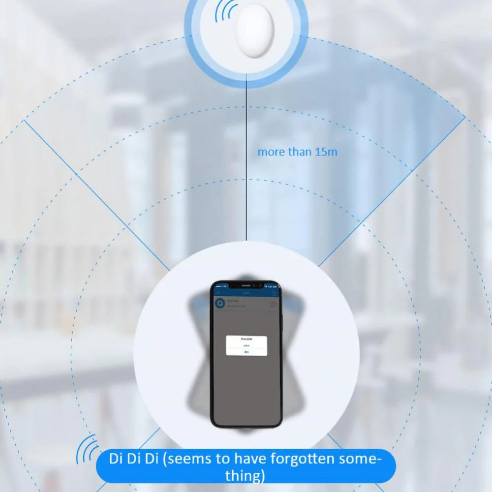 Air Bluetooth-compatible 4.0 Positioning Device Mini Smart Locator Anti-Lost Tracker Keys Finder Compatible with iOS  /  Android - 6
