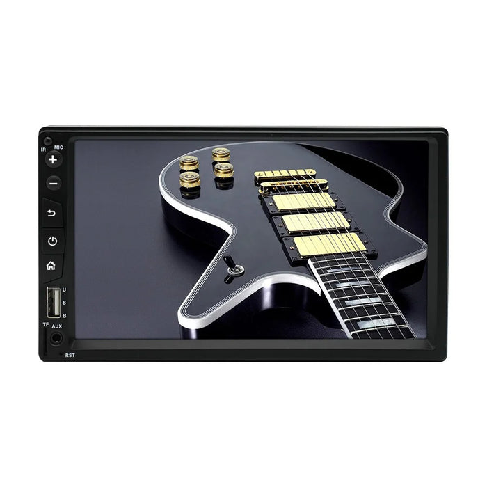 7701B-3 7-inch MP5 Carplayer with 12 Light Camera / Steering Wheel Controller, Auto Car Center Console Video Recorder - 7