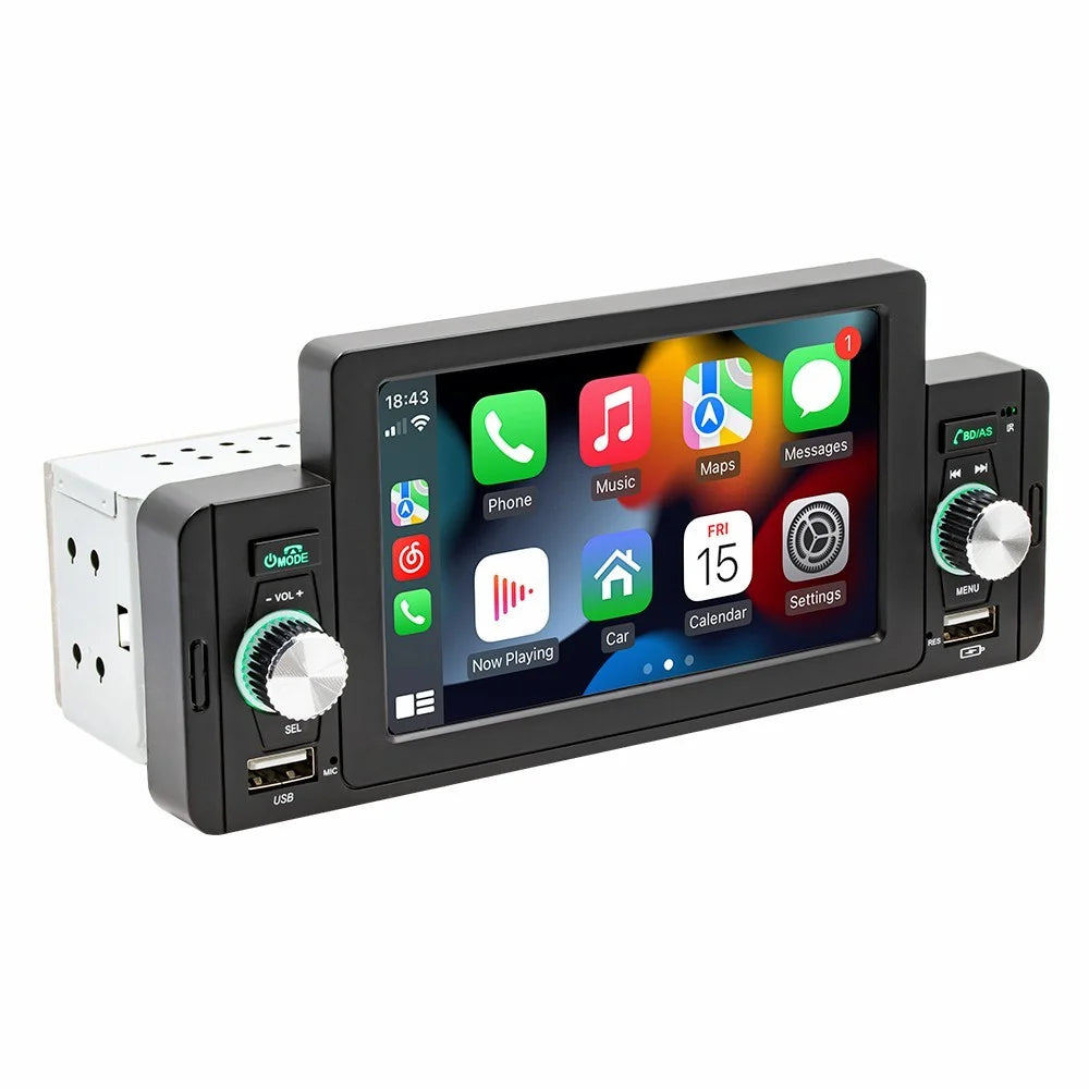 SWM 160C 5-inch Car Stereo with 8 LED Reverse Cameras Portable Car Radio Receiver MP5 Audio Player - 2