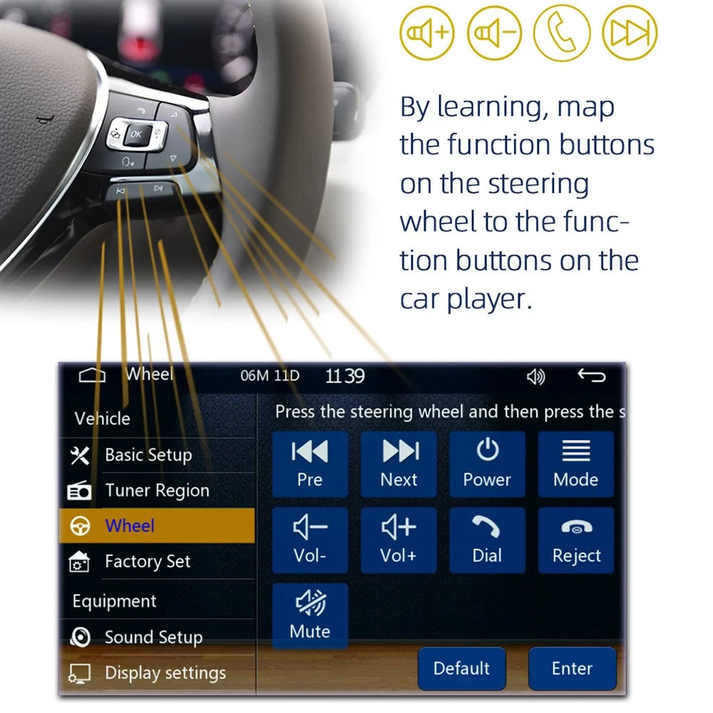 SWM 160C 5-inch Car Stereo with 8 LED Reverse Cameras Portable Car Radio Receiver MP5 Audio Player - 6