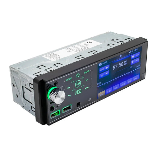 Z1 4.1-inch HD Touch Screen Wireless Bluetooth-compatible Car Radio MP5 Player with 7 Color Button Lights (No Battery) - 1