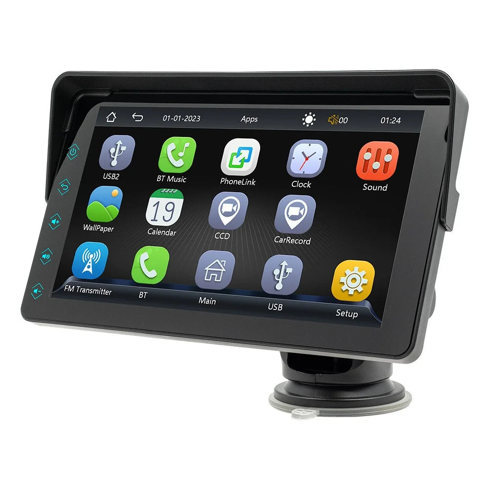 B5311 7-inch Screen Car Bluetooth-compatible MP5 Player Wireless CarPlay Reverse Image Display FM Radio Video Player - 2