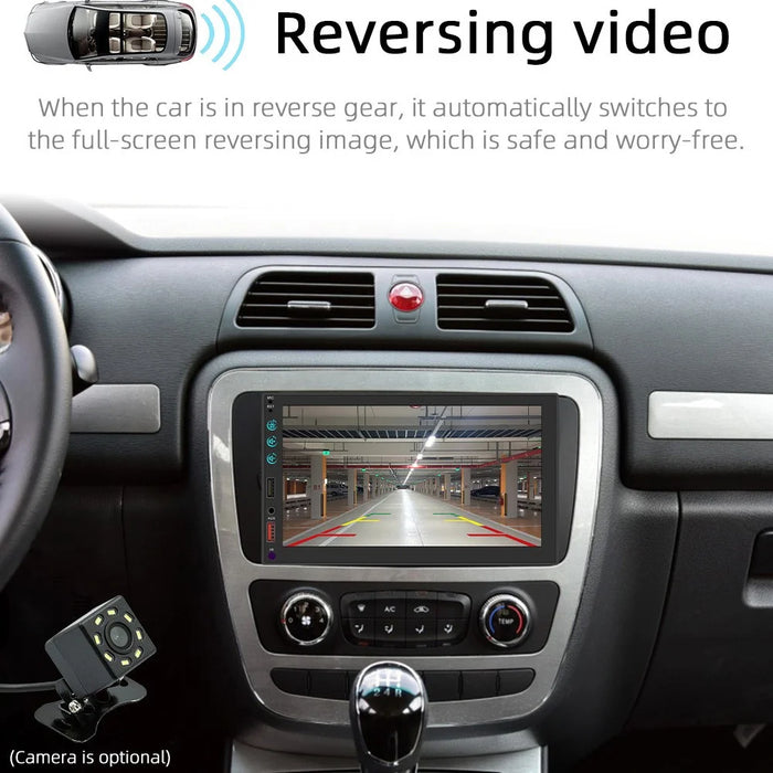 FS03C Car Stereo 7-inch MP5 Player Multimedia Player with Mirror Link Steering Wheel Control - 3