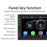 FS03C Car Stereo 7-inch MP5 Player Multimedia Player with Mirror Link Steering Wheel Control - 7