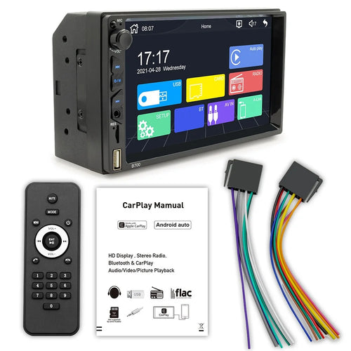 B700 Car MP5 Player 7-inch FM Car Radio Bluetooth-compatible Multimedia Support Mirror Link - 1