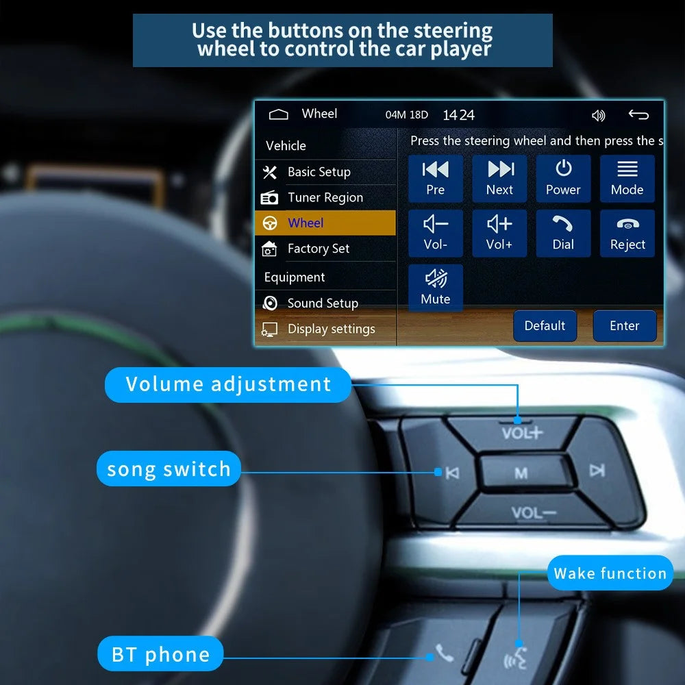 Bluetooth-compatible Car Stereo 7 Inch Car MP5 Player Multimedia FM Radio Receiver Support Reversing Image - 7
