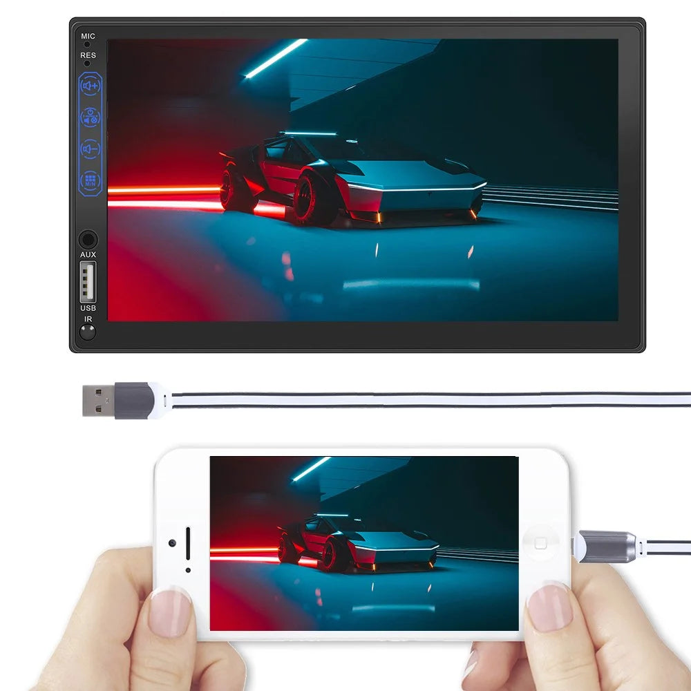 L1 7-inch Car Audio Receiver Bluetooth-compatible FM MP5 Player Supports Mirror Link for iOS / Android - 5
