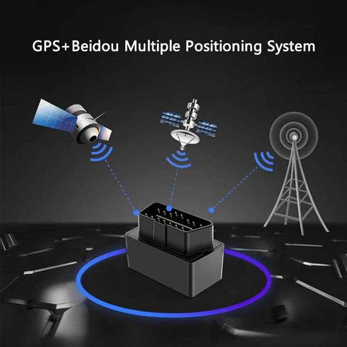 C08-SA GPS Tracker for Vehicles Car Locator Hidden Device 4G Plug & Play OBD Tracker - 4