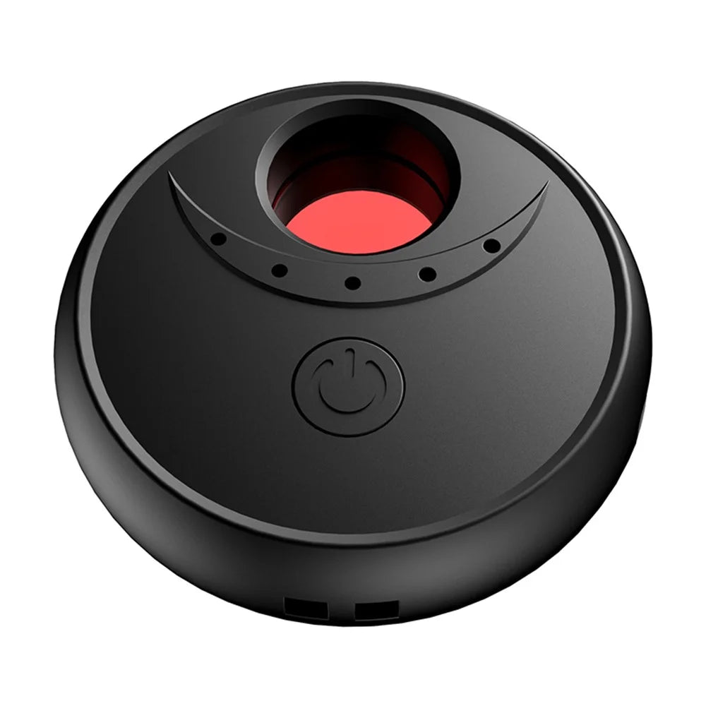 X17 Anti-Peep Camera Detector 4 AI Infrared Lamp Beads Camera Finder Portable GPS Car Signal Location Detector - Black - 1