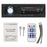 SWM 1428 RCA Audio Subwoofer 1 Din Car Stereo FM Radio Bluetooth MP3 Player with Remote Control - 6