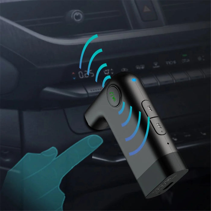 LOHEE S-18 Bluetooth-compatible Aux Receiver Bluetooth-compatible 5.0 Music Player Car Wireless Audio Receiver Bluetooth-compatible Adapter - 4