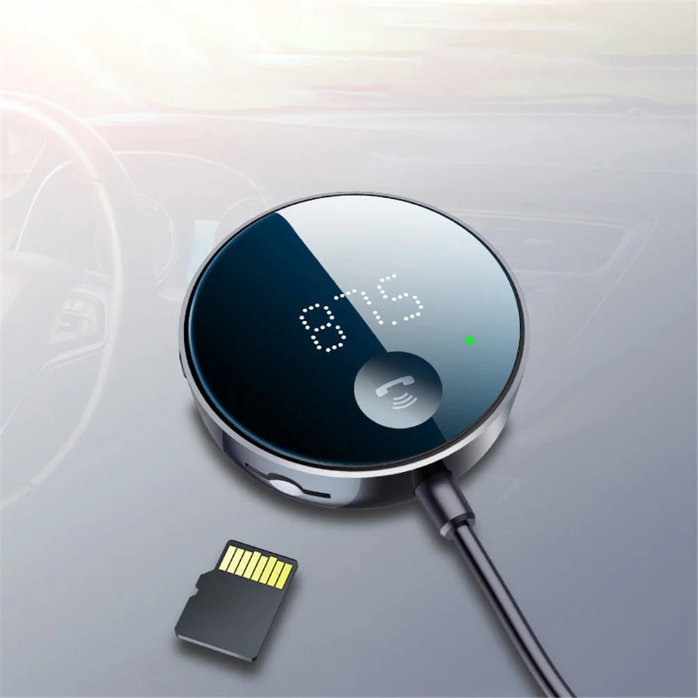 LOHEE S-23 Bluetooth-compatible Wireless Aux Adapter Bluetooth-compatible Car Audio Receiver Kit FM Transmitter - 6