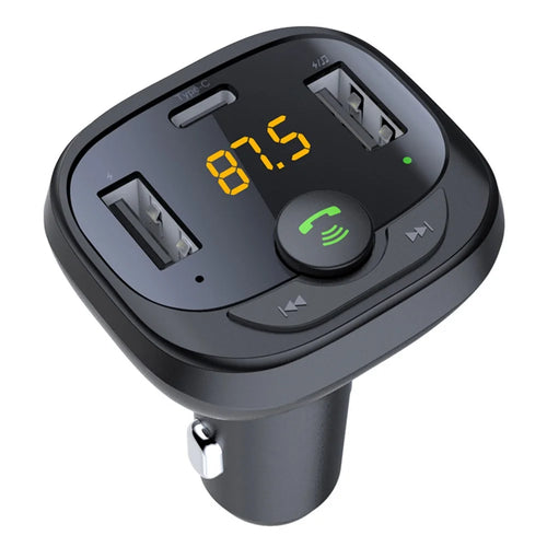 LOHEE S-21A Car Bluetooth-compatible Receiver MP3 AUX Player Adapter HiFi Sound Music Player Kit Hands-free Call Function Car Charger for Phone Tablets and Other Devices - 1