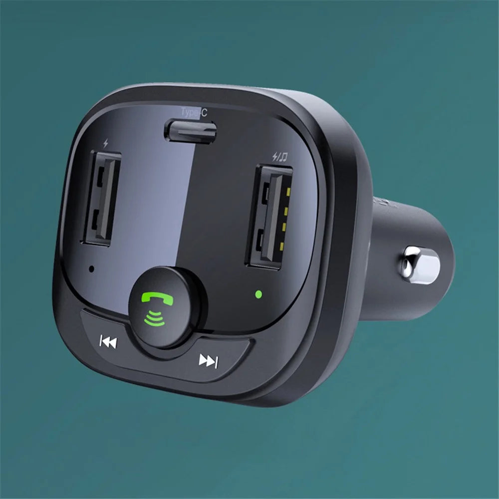 LOHEE S-21A Car Bluetooth-compatible Receiver MP3 AUX Player Adapter HiFi Sound Music Player Kit Hands-free Call Function Car Charger for Phone Tablets and Other Devices - 7