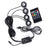 DX4U 4-LEDs USB Port Car Footwell Light Strip Sound-activated 8 Colors Atmosphere Light - 1