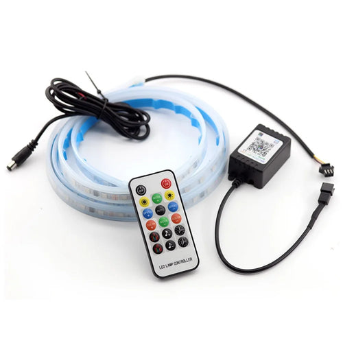 JG02 120cm Car LED Hood Light Strip Phantom Car Exterior Decorative Glow Lights Daytime Running Light Strip - 1