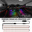 N2U-72 4Pcs Car 72LED Underglow Light Multi-color Bluetooth-compatible APP Control USB Car Decorative Lamp Underbody LED Strip Lights - 4