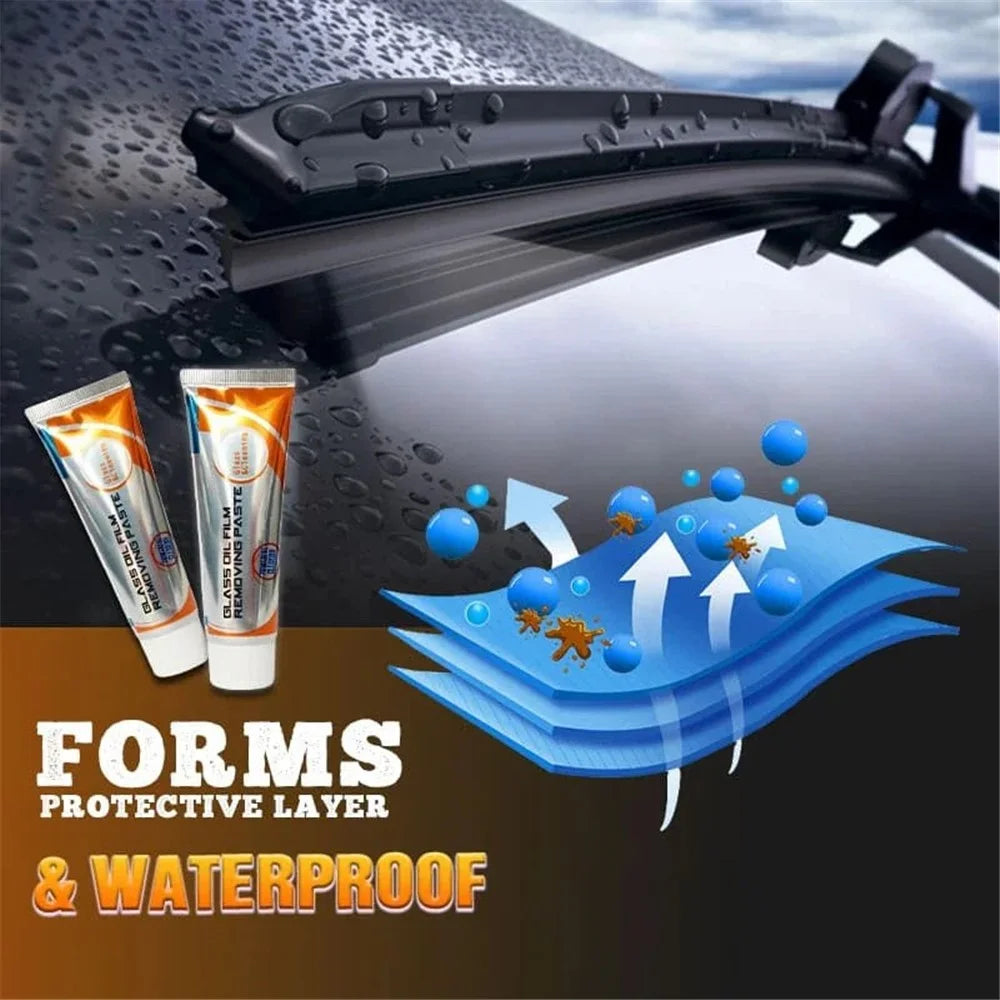 50ml Car Glass Oil Film Removing Paste Auto Window Windshield Glass Polishing Degreaser - 4