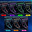 IS13U 3m Car Fiber Optic Neon Wire Strip Light USB Ambient Lamp with Remote Control for Center Console - 4