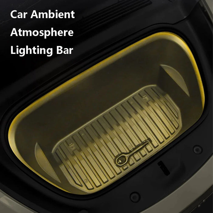 TSL802 For Model Y / 3 Magnetic Silicone LED Strip Light Decor Lamp Car Light - White Light - 5