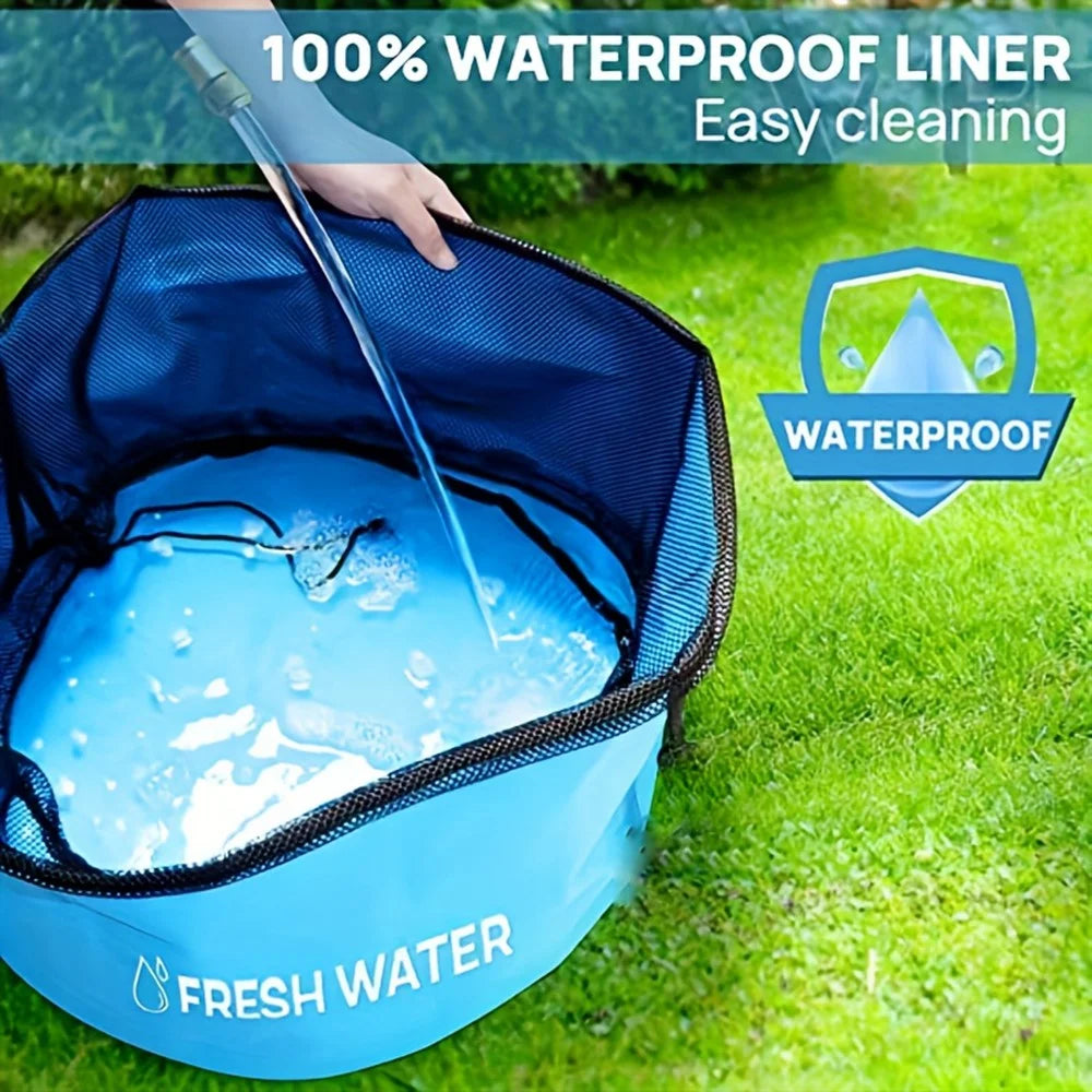 RV Water Hose Storage Bag Sewer Pipe Organizer 600D Oxford Cloth Wire Cable Storage Bag - Blue - 2