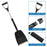Extendable Detachable Car Snow Shovel Plastic + Aluminum Blade Winter Snow Ice Removal Tool - 4