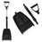 Extendable Detachable Car Snow Shovel Plastic + Aluminum Blade Winter Snow Ice Removal Tool - 5