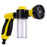 100ml Multi-Functional Water Gun Liquid-Filled High-Pressure Hand Sprayer for Washing Car Watering Lawn - Yellow - 1