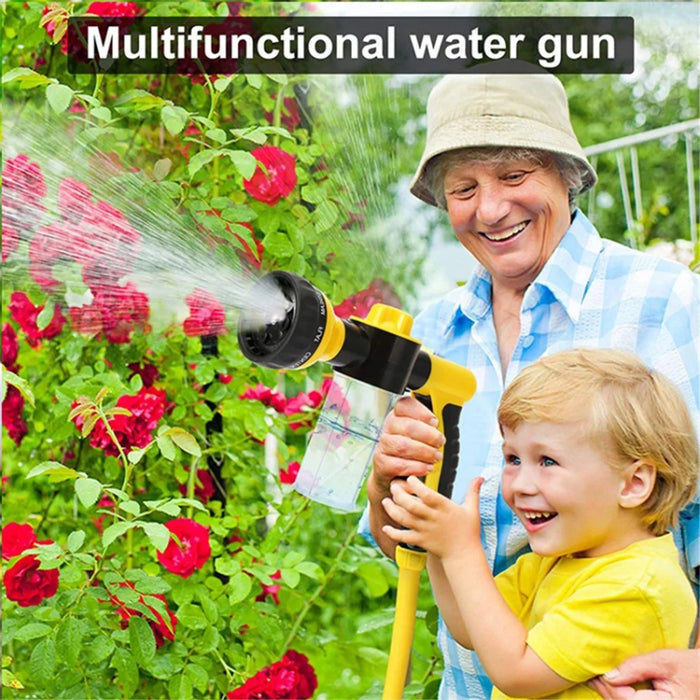 100ml Multi-Functional Water Gun Liquid-Filled High-Pressure Hand Sprayer for Washing Car Watering Lawn - Yellow - 2