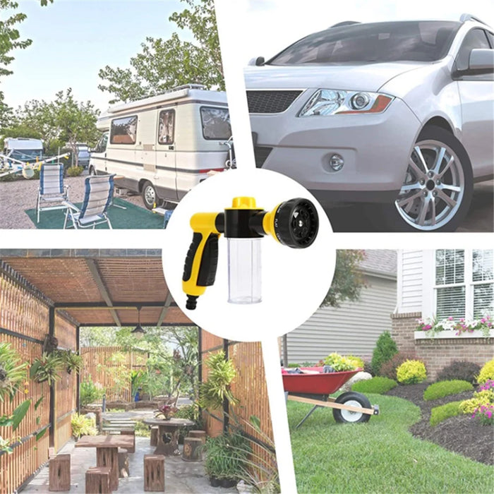 100ml Multi-Functional Water Gun Liquid-Filled High-Pressure Hand Sprayer for Washing Car Watering Lawn - Yellow - 4