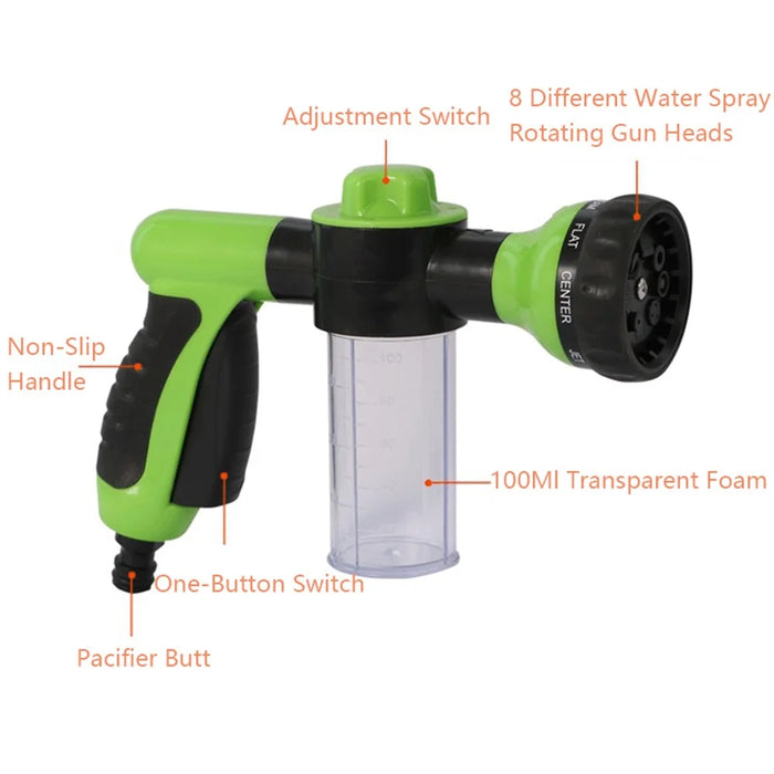100ml Multi-Functional Water Gun Liquid-Filled High-Pressure Hand Sprayer for Washing Car Watering Lawn - Yellow - 7
